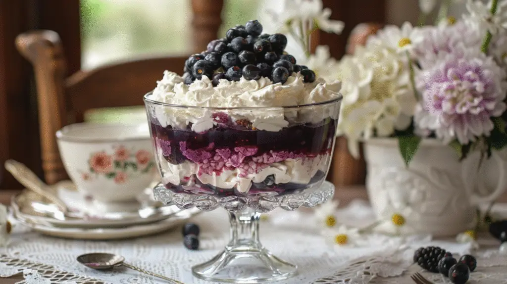 Blueberry Cloud Jello Salad