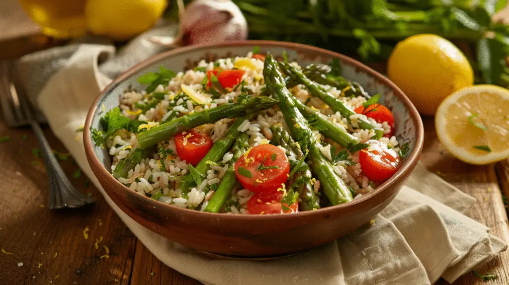 Asparagus and Brown Rice Salad