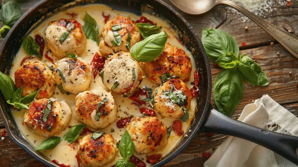 Creamy Marry Me Chicken Meatballs