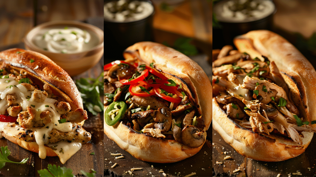 Philly cheesesteak sandwich