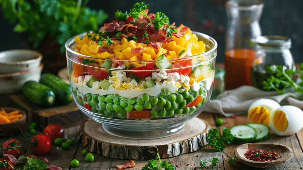 Seven Layer Salad