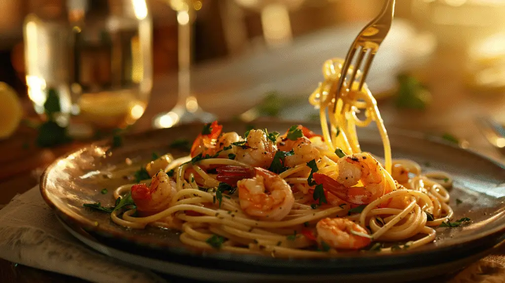 Shrimp Scampi with Pasta