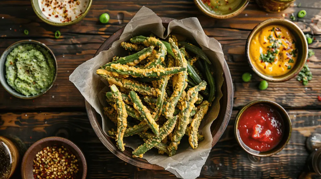 Air-Fried Green Bean Fries