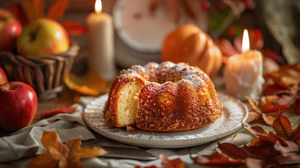 Apple Cider Donut Cake 3 Apple Cider Donut Cake