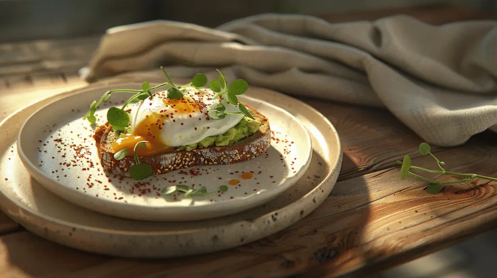Avocado Toast with Poached Eggs