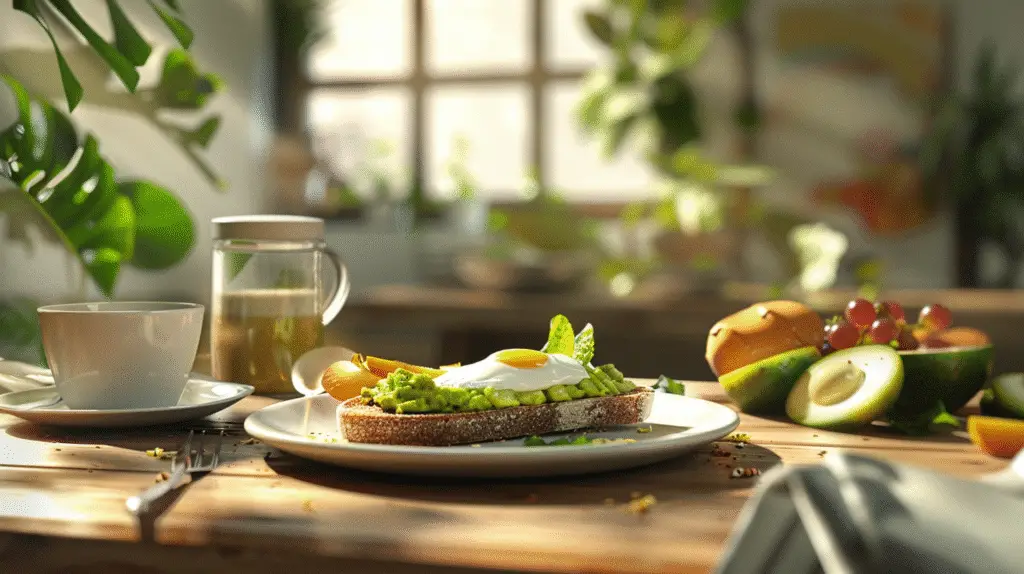 Avocado Toast with Poached Eggs 2 Avocado Toast with Poached Eggs