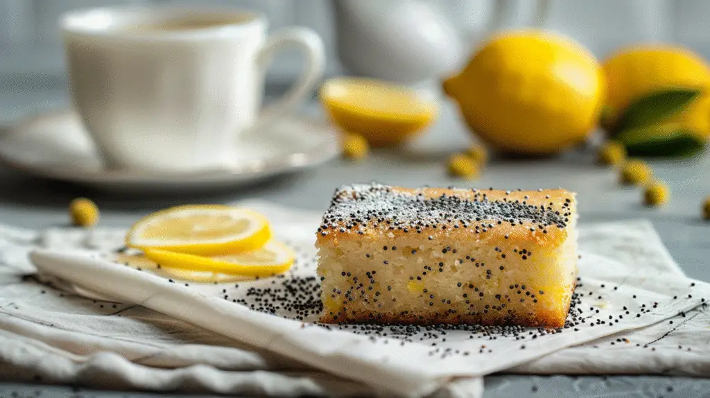 Lemon Poppyseed Blondies 4 Lemon Poppyseed Blondies