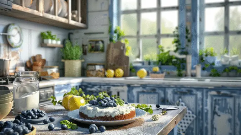 Blueberry-Ricotta Breakfast Cake