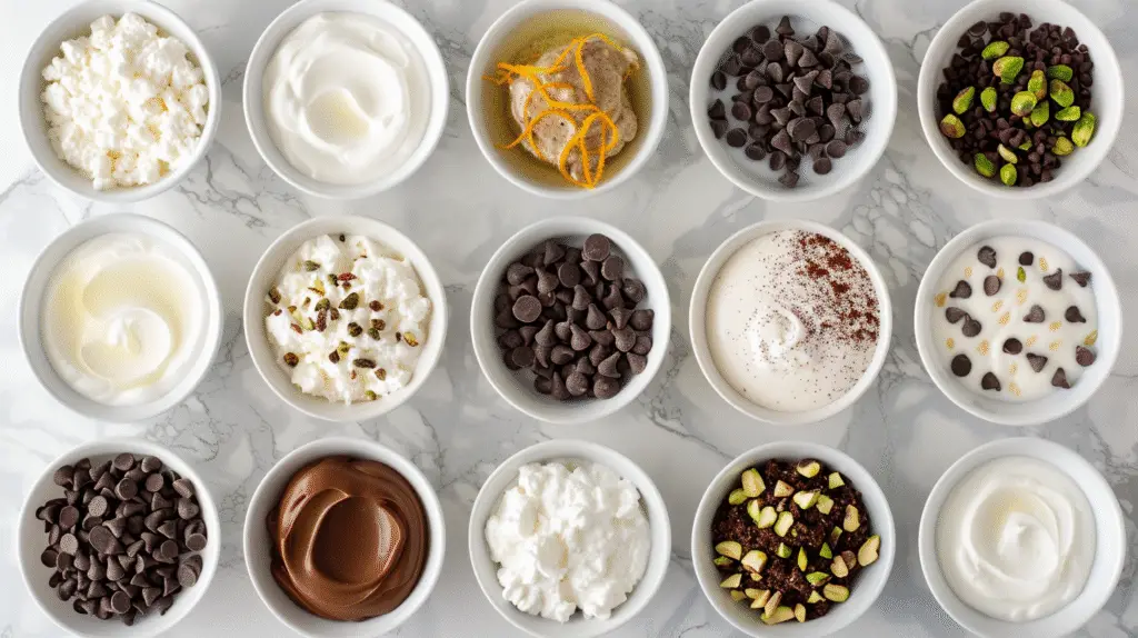 Cannoli-Inspired Overnight Oats 2 Cannoli-Inspired Overnight Oats Ingredients