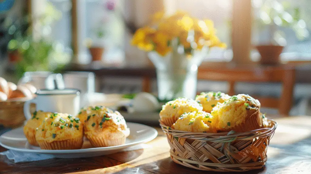 Cheddar Scallion Cornbread Muffins 5 Cheddar Scallion Cornbread Muffins