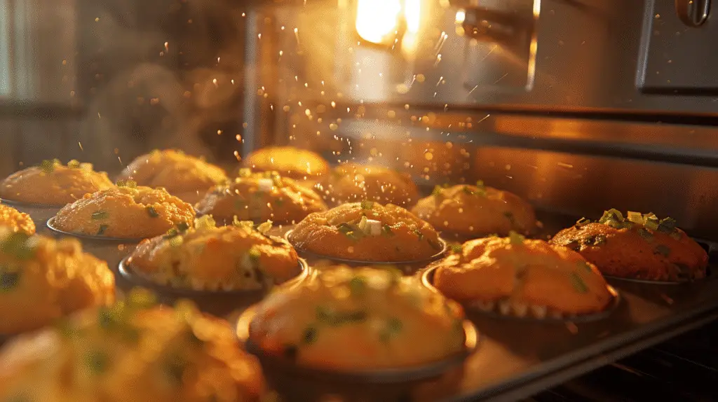 Cheddar Scallion Cornbread Muffins 3 Cheddar Scallion Cornbread Muffins