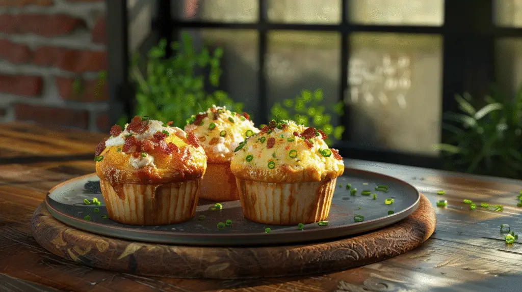 Cheddar Scallion Cornbread Muffins 4 Cheddar Scallion Cornbread Muffins