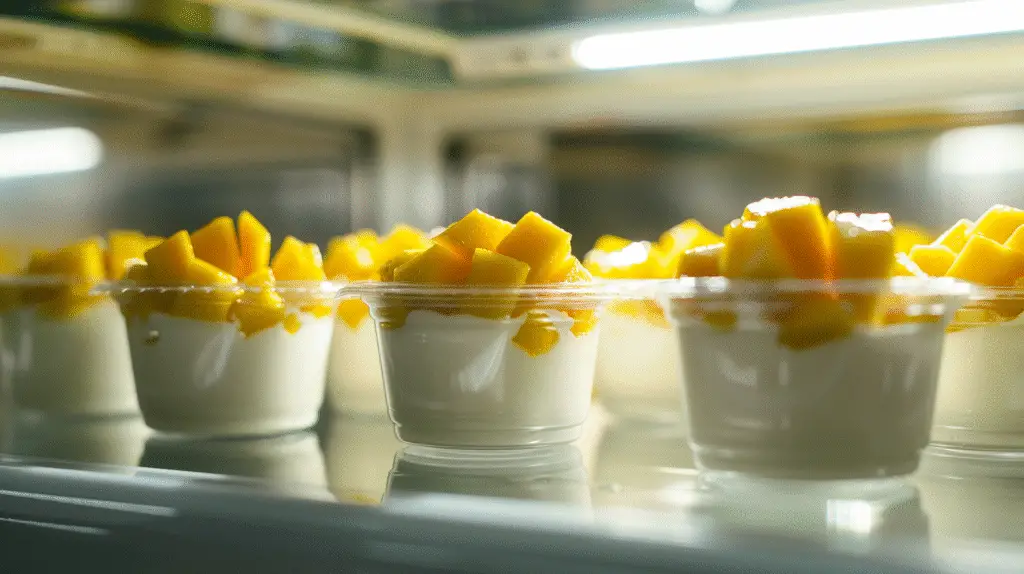 Coconut Panna Cotta with Mango 3 Coconut Panna Cotta with Mango