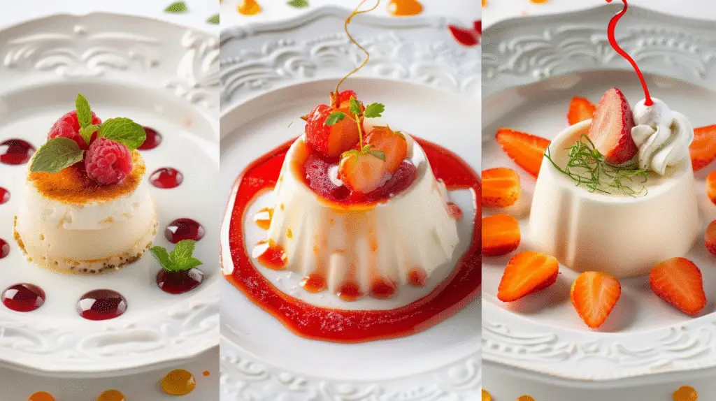 Coconut Panna Cotta with Mango 5 Coconut Panna Cotta with Mango
