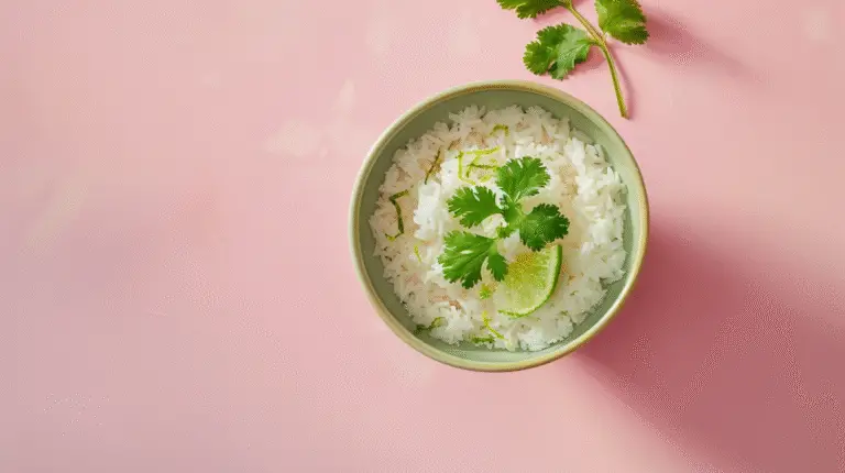 Coconut Rice with Lime Zest