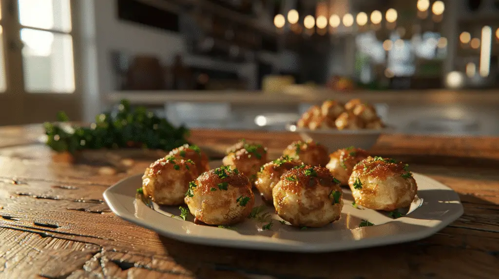 Garlic Herb Cream Cheese-Stuffed Mushrooms