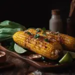 Grilled Corn Ribs with Garlic-Paprika Butter and Cotija Crema