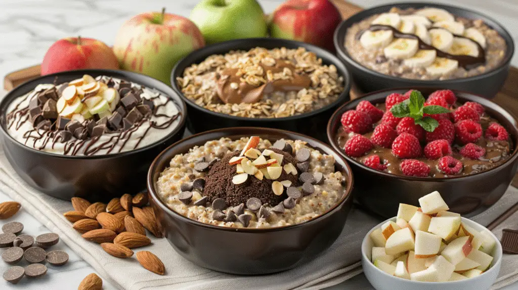 High-Protein Cinnamon-Roll Oatmeal