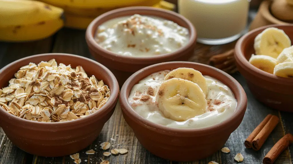 High-Protein Cinnamon-Roll Oatmeal
