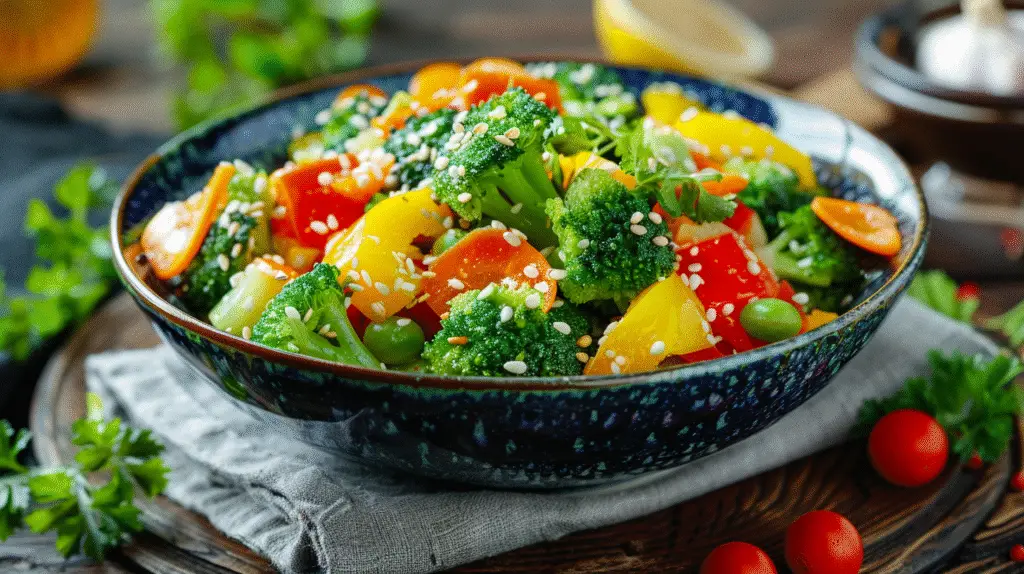Lemon Tahini Broccoli Slaw