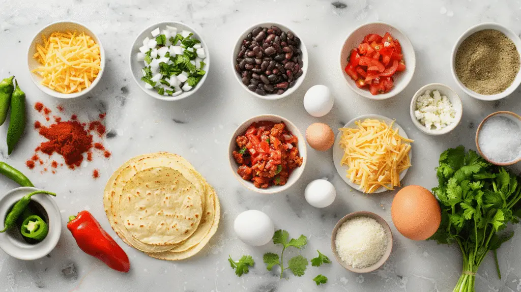 Mexican Lasagna Breakfast Casserole 2 Mexican Lasagna Breakfast Casserole
