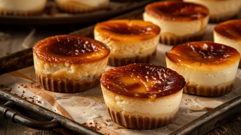 Mini Basque Burnt Cheesecakes