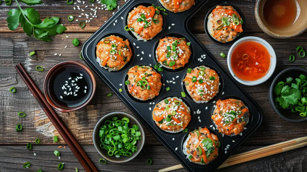 Muffin Tin Sushi Cups
