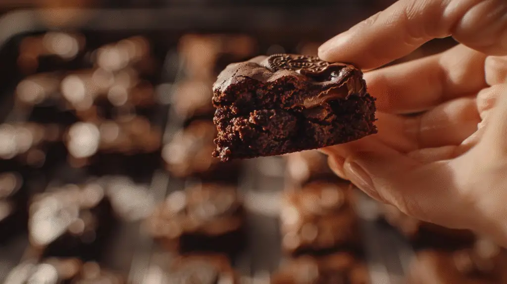 Oreo Stuffed Brownies 4 Oreo Stuffed Brownies