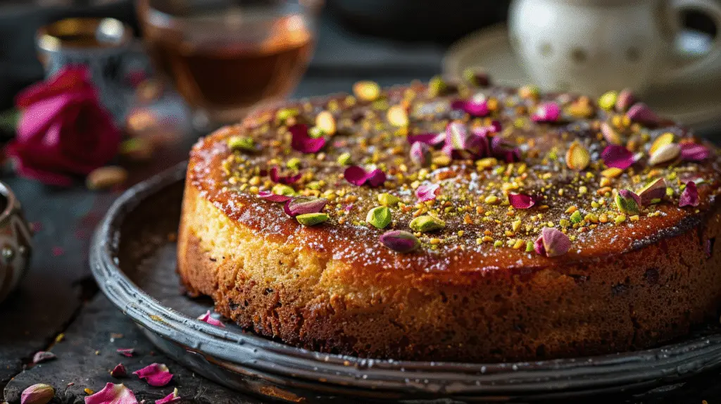Pistachio Cardamom Cake