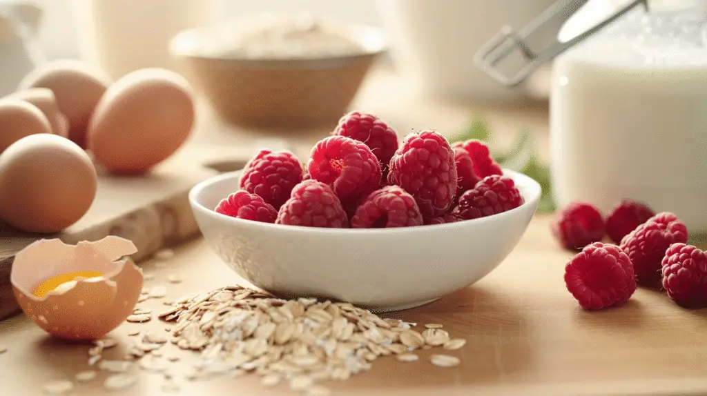 Raspberry Oatmeal Muffins 2 Raspberry-Oatmeal Muffins