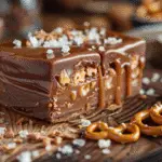 Salted Caramel Pretzel Fudge