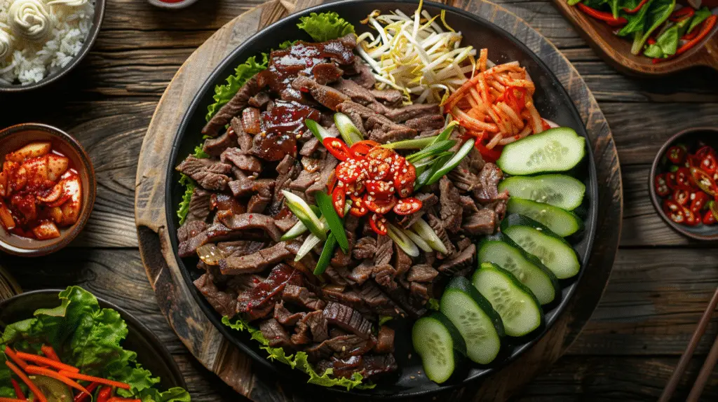 Slow-Cooked Beef Bo Ssam with Pickles