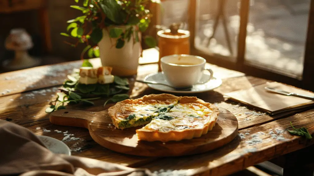 Spinach & Mushroom Quiche