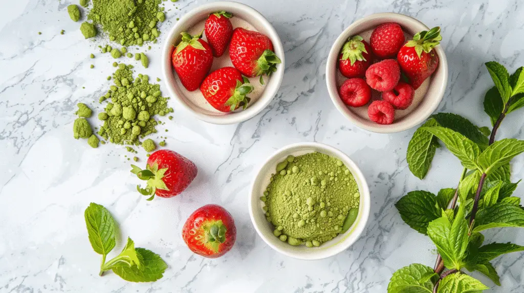 Strawberry Matcha Tiramisu 2 Strawberry Matcha Tiramisu