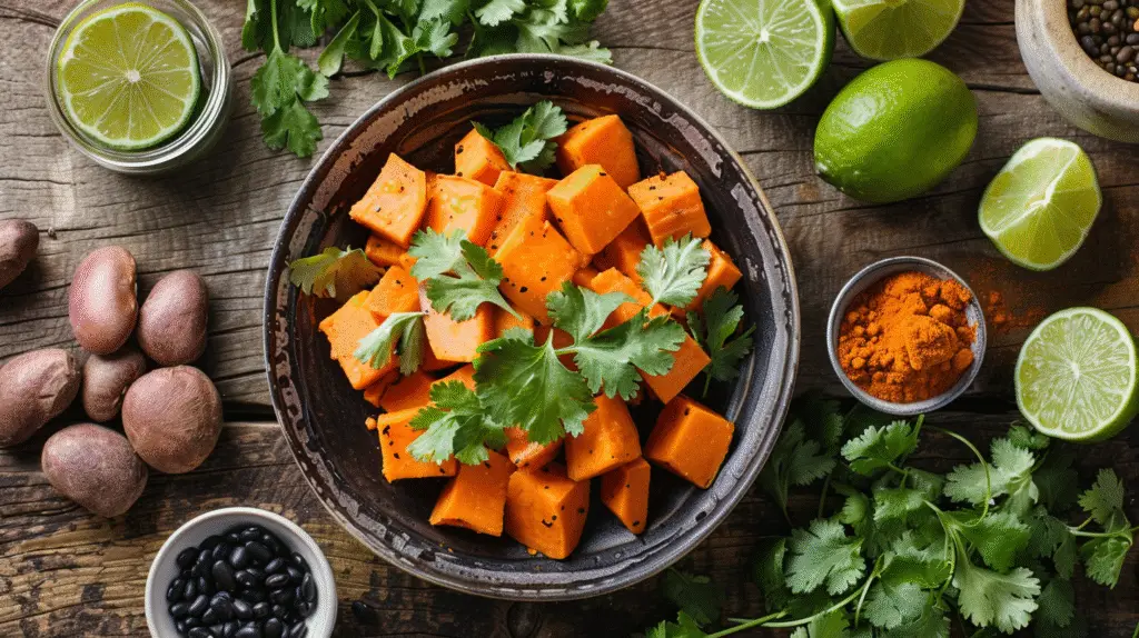 Sweet Potato and Black Bean Salad 2 Sweet Potato and Black Bean Salad