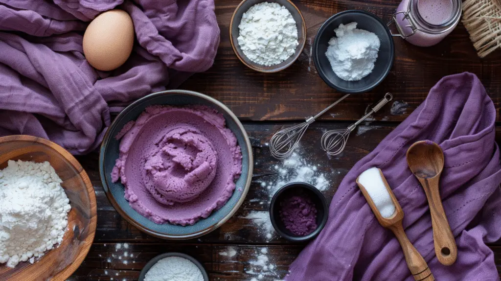 Ube Crinkle Cookies 2 Ube Crinkle Cookies