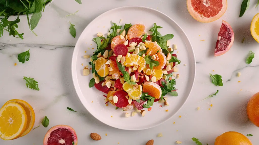 Zesty Roasted Beet and Orange Salad