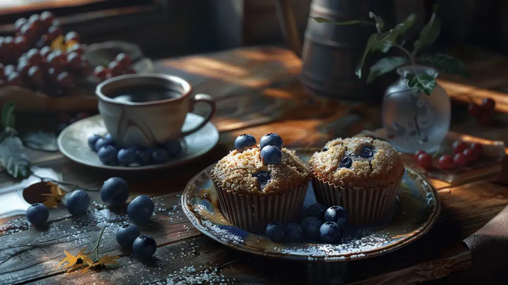 Blueberry Coffee Cake Cuffins